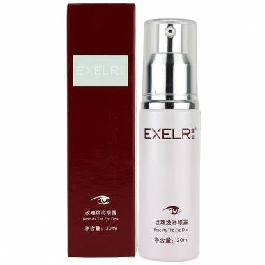 EXELR/萱姿 玫瑰焕彩眼露30ml 眼霜 滋润保湿 水润眼部肌肤淡化细纹